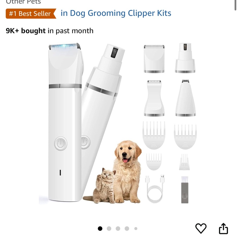 Dog Clippers Grooming Kit Hair Clipper (low noise)